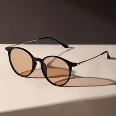 Cat Eye Sunglasses Candy Gradient Lens Metal Temple Beach UV400