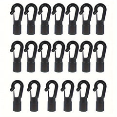 10-20 Pack 8mm Elastic Water Resistant Rope Hooks for Kayaks
