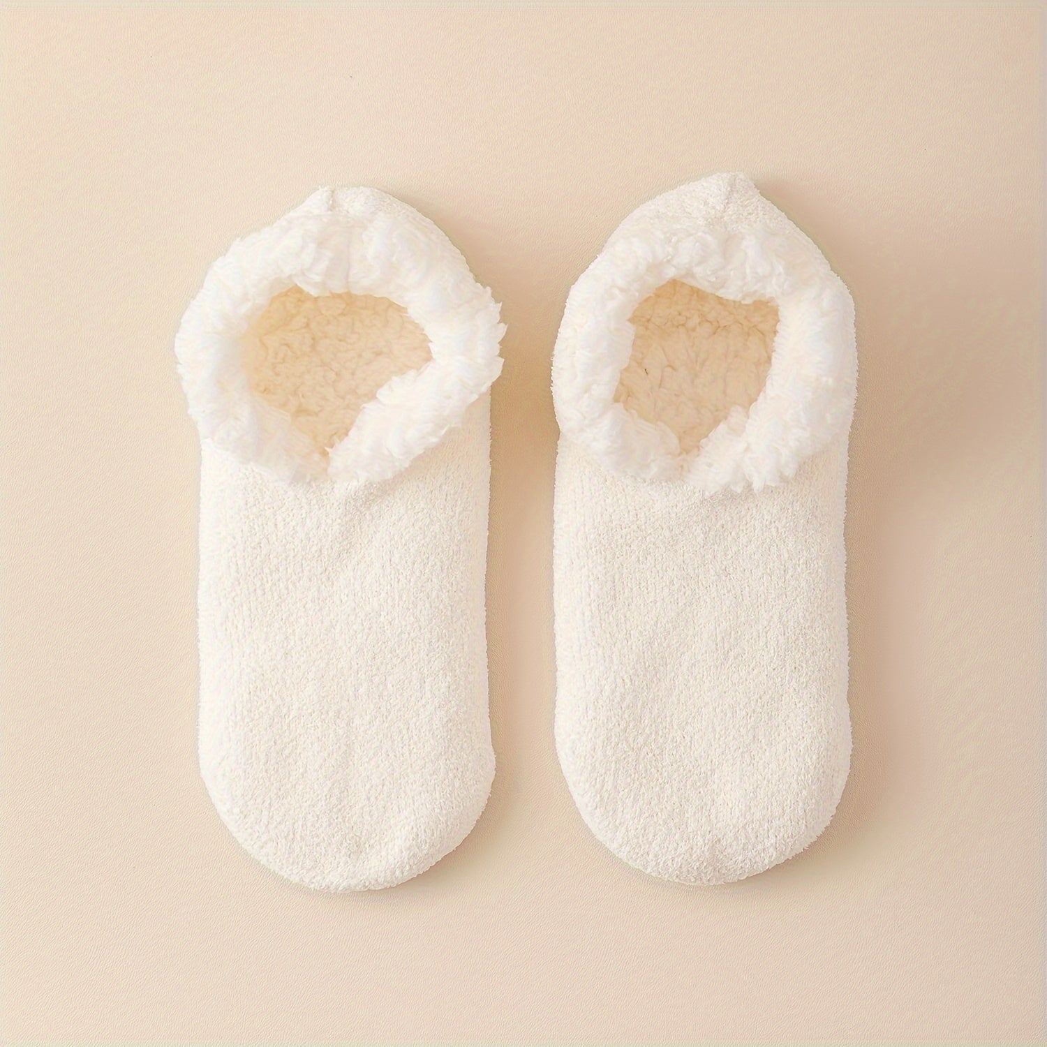 Plush Ankle Socks Women's Stockings Soft & Warm Low Cut Hosiery