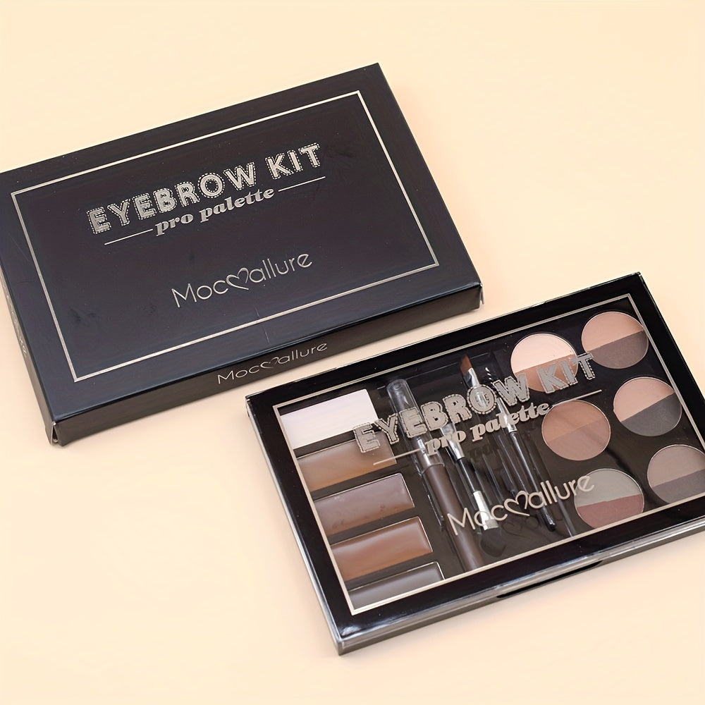 Waterproof Eyebrow Makeup Set Eyebrow Dye Gel Pencil Powder Brushes