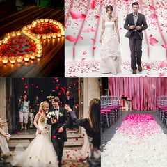 700pcs Wedding Room Decoration Rose Petals Confession Props