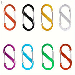 Outdoor Hanging Buckle Backpack Hook Keychain Aluminum Alloy S-type Buckle