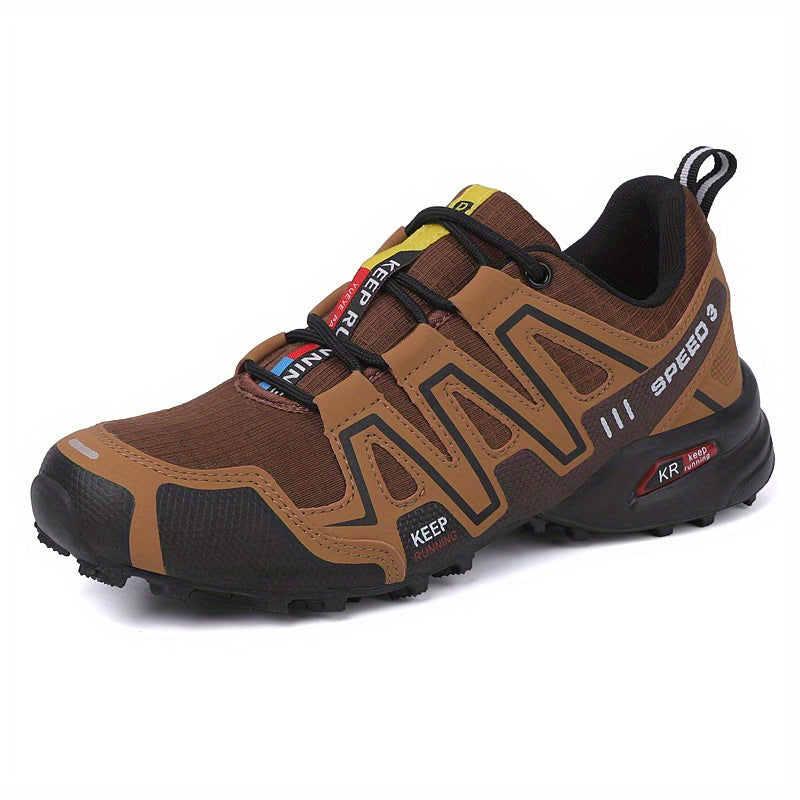 Men's Block Hiking Sneakers Non Slip Outdoor Shoes For Climbing Trekking