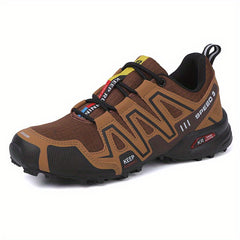 Men's Block Hiking Sneakers Non Slip Outdoor Shoes For Climbing Trekking