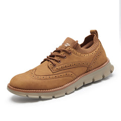 Men's Wingtip Brogue Lace Up Business Casual Shoes