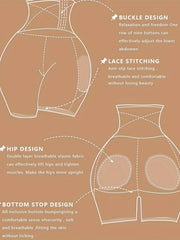 High Waist Compression Shorts Tummy Control Shapewear