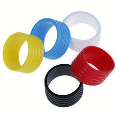 4pcs Tennis Racket Rubber Ring Grips - Stretchable Rubber Ring