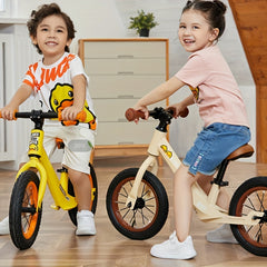 Little Yellow Duck Balance Bike for Ages 1-6 No Pedal Sliding Learning Bike