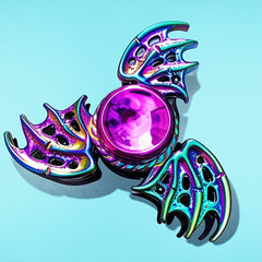 Dragon Metal Finger Spinner Toy with Crystal Accents