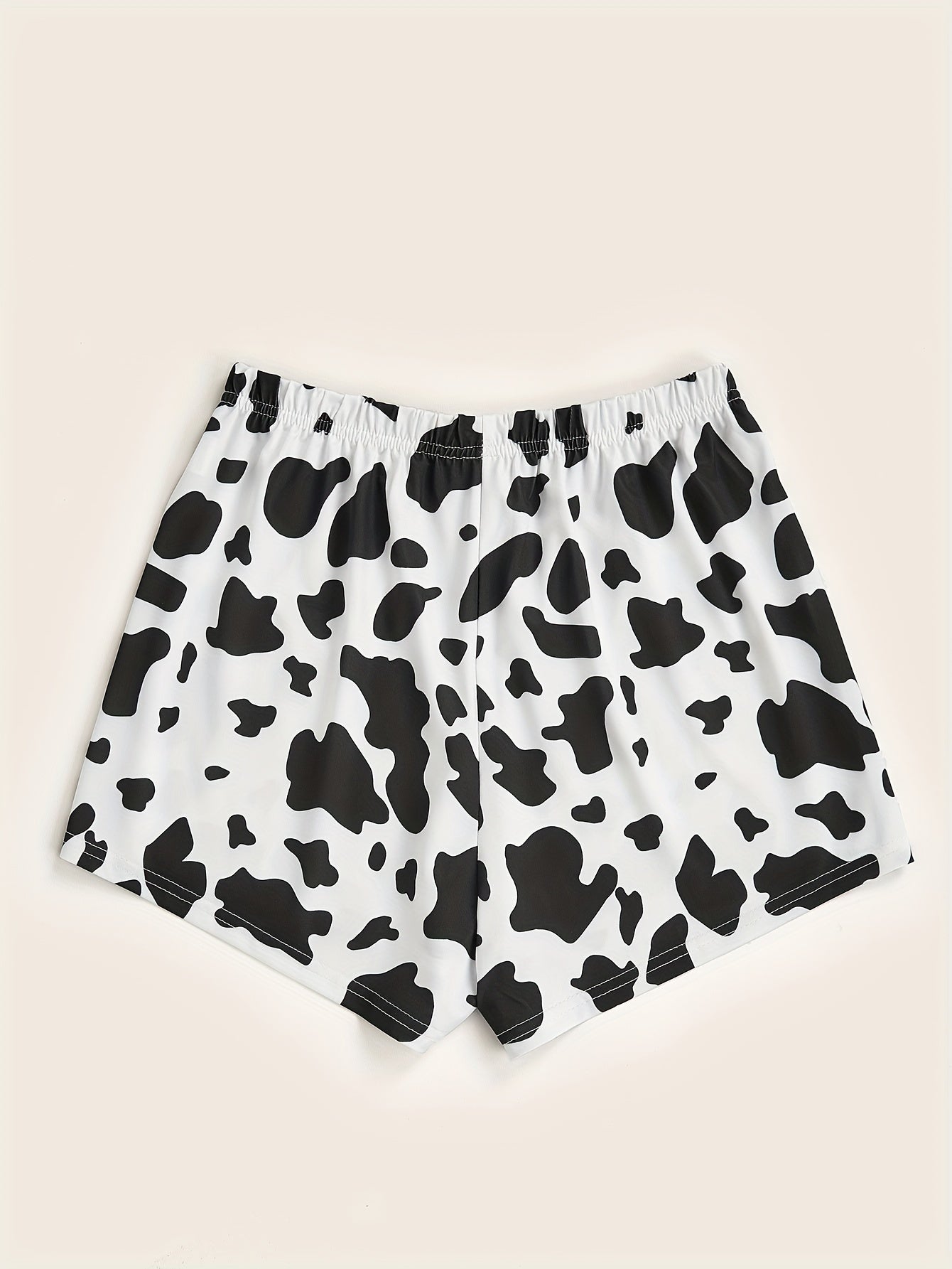 Cow Print Hotpants Random Print Casual Every Shorts Women's Clothing