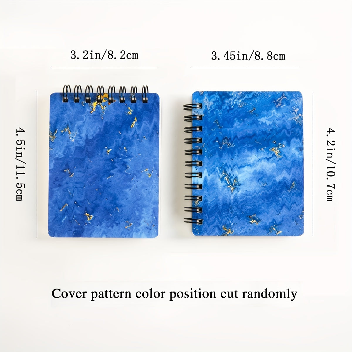 Small Line Circle Notepad Top & Side Flip Two Styles