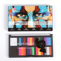 Halloween Face Painting Kit Water Based for Dramatic Makeup