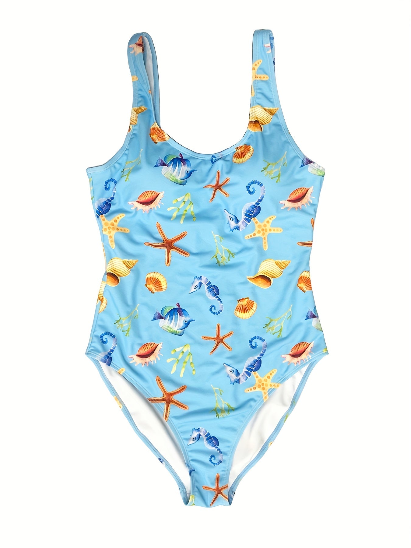 Marine Animal Theme Family Vacation Swimwear Set