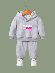 Dad Pattern Long Sleeve Hooded Sweatshirt Girls Comfy Hoodies Pullover
