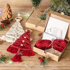 4pcs Christmas Tree Woven DIY Set Home Decorations
