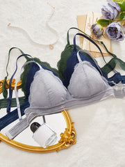 3pcs Lace Wireless Bras Comfy Intimates Bra Women's Lingerie