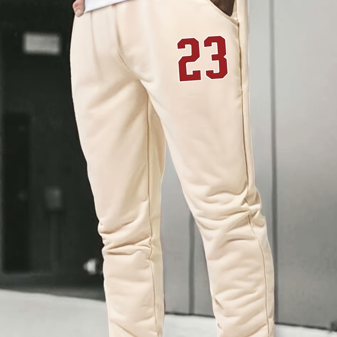 Men's 23 Print High Waisted Sweatpants With Pocket