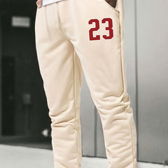 Men's 23 Print High Waisted Sweatpants With Pocket