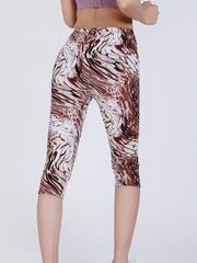 Leopard Print Skinny Stretchy Leggings High Waist Yoga Leggings