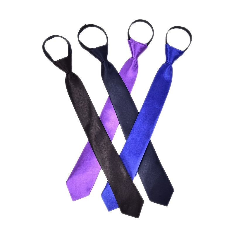 Boys Solid Ties for Prom Party Formal Occasions