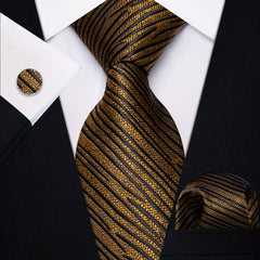 Men's Floral Jacquard Necktie Set - Business Party Wedding Gift