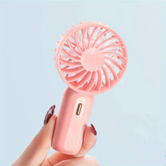 Mini Pocket USB Rechargeable Handheld Fan Compact Outdoor Activity