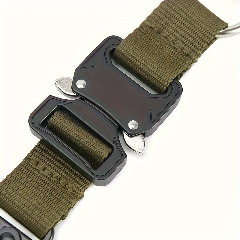 Outdoor Camping Keychain w/ Metal Buckle & Nylon Webbing