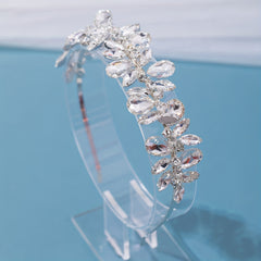 Girls Petal Rhinestone Headband Princess Fairy Hair Accessories