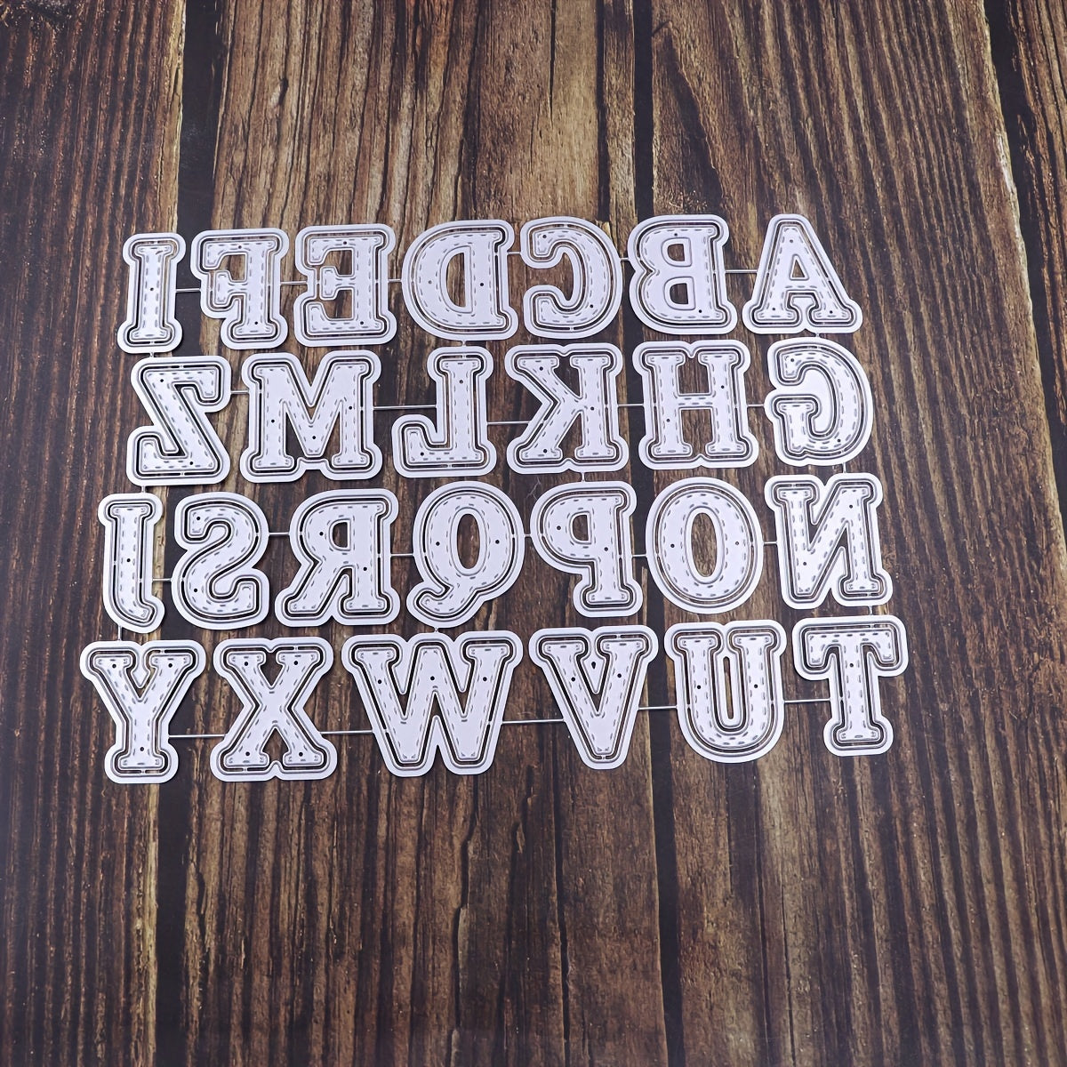Alphabets Cutting Die Paper Art Embossing Template DIY Cards Scrapbooking