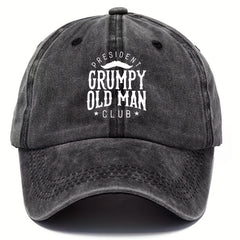Vintage Distressed Letter Baseball Cap