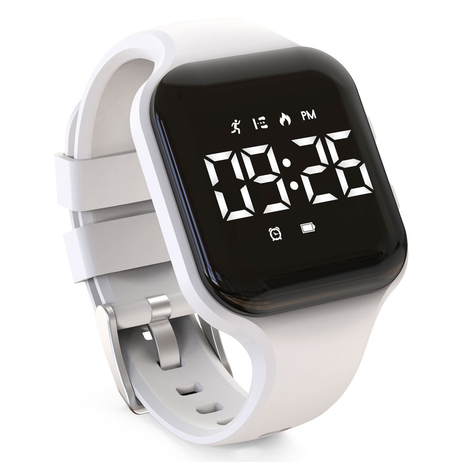 LED Fitness Tracker Digital Activity Watch Rechargeable Sport Watch