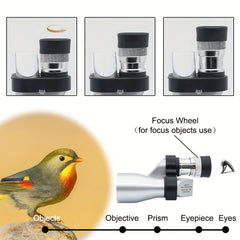 Mini Monocular Telescope 8x Magnification for Outdoor Sports Hiking Bird Watch