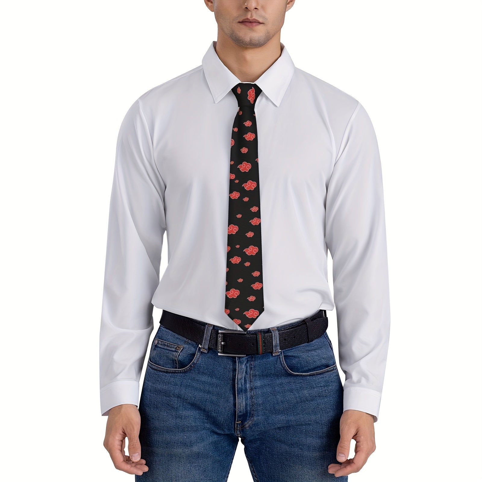 Japan Anime 3D Printing Polyester Necktie Shirt Accessories