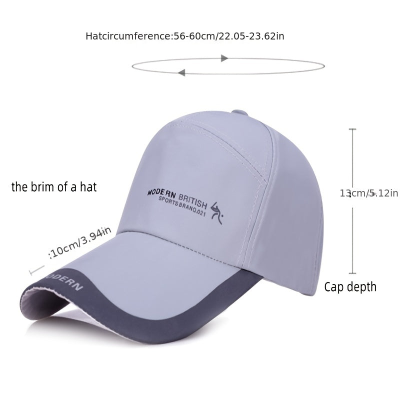 Unisex Hat Plain Curved Sun Visor Hat Outdoor Dustproof Baseball Cap