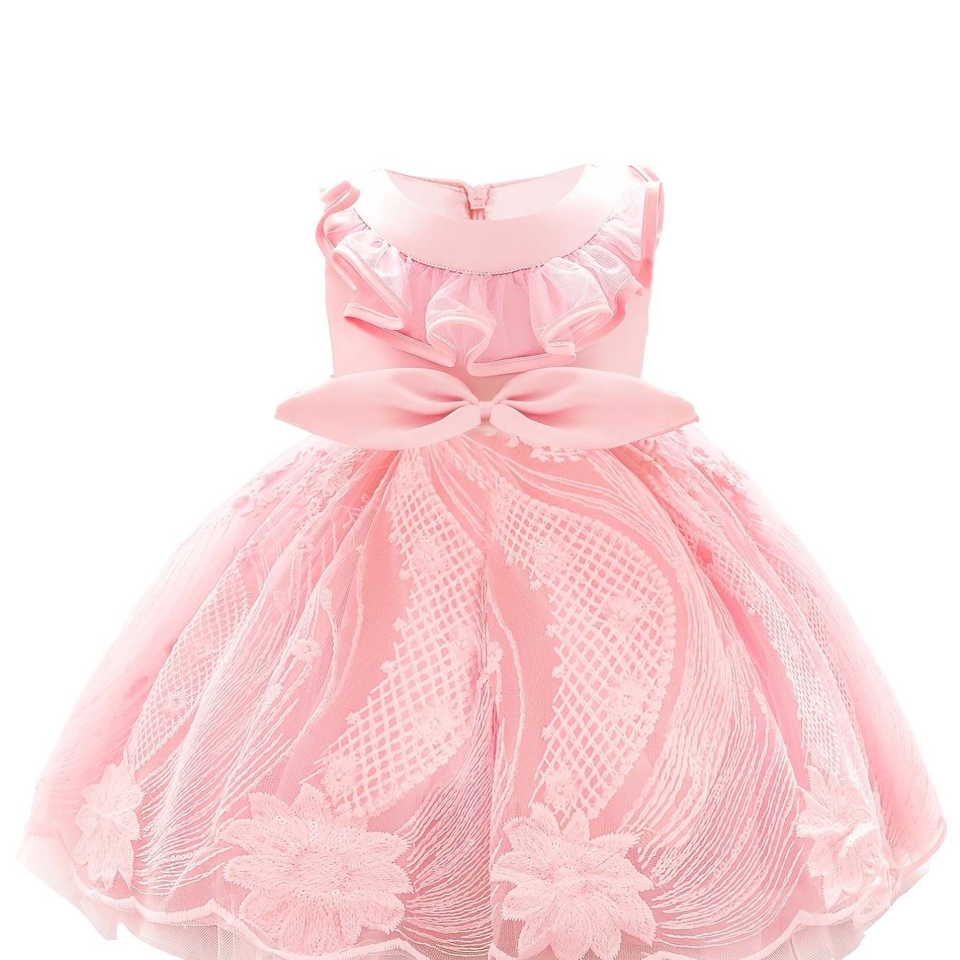 Girls Mesh Princess Dress Formal Dress For Wedding Flower Kids Christmas