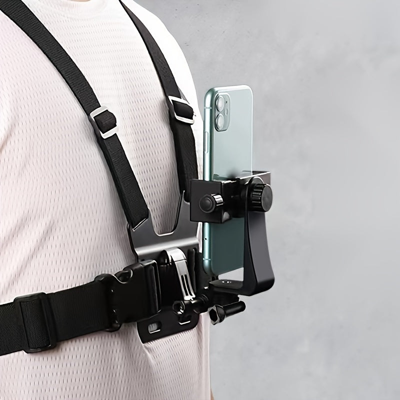 Mobile Phone Chest Strap Sports Brace Kit