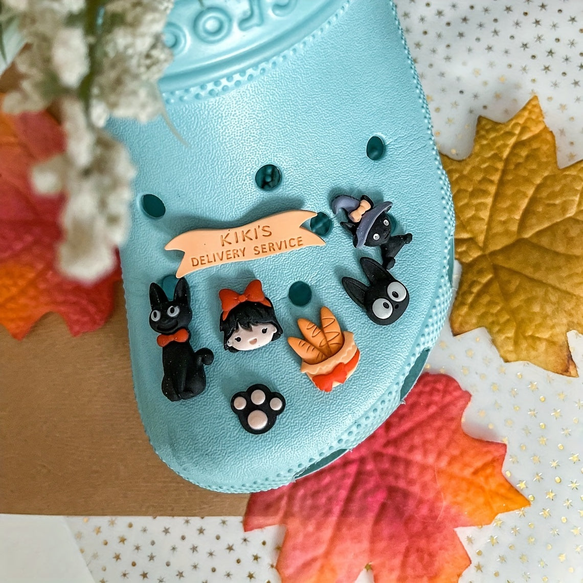 7pcs Cats Shoe Charms Pack for Kids & Adults