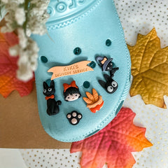 7pcs Cats Shoe Charms Pack for Kids & Adults