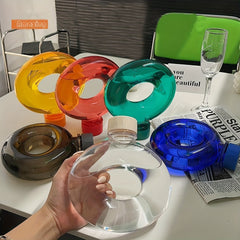 500ml Circle Portable BPA Water Bottle Yoga Gym Outdoor
