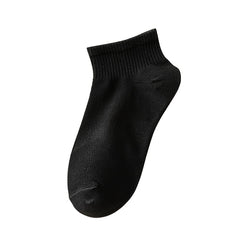12 Pairs Solid Short Socks Breathable Low Cut Ankle Socks Women's Stockings
