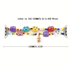 Little Monster Beaded Watch Strap for Smart Watch Accessories