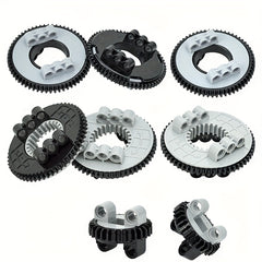 Building Blocks Gears Turntable Parts MOC 18938 18939 48452 50163 2855