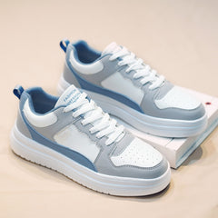 Men's Lace Up Platform Sneakers Skate Shoes