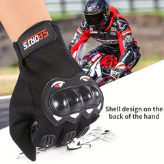 Touchscreen Full Finger Motorcycle Gloves for Outdoor Sports
