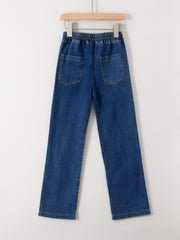 Girls Denim Washed Jeans