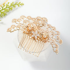 6pcs Chinese Hair Pin Vintage Hanfu Headdress Hair Clip Set Bridal Faux Pearl