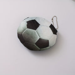 Cartoon Mini Plush Soccer Coin Purse Wallet for Kids