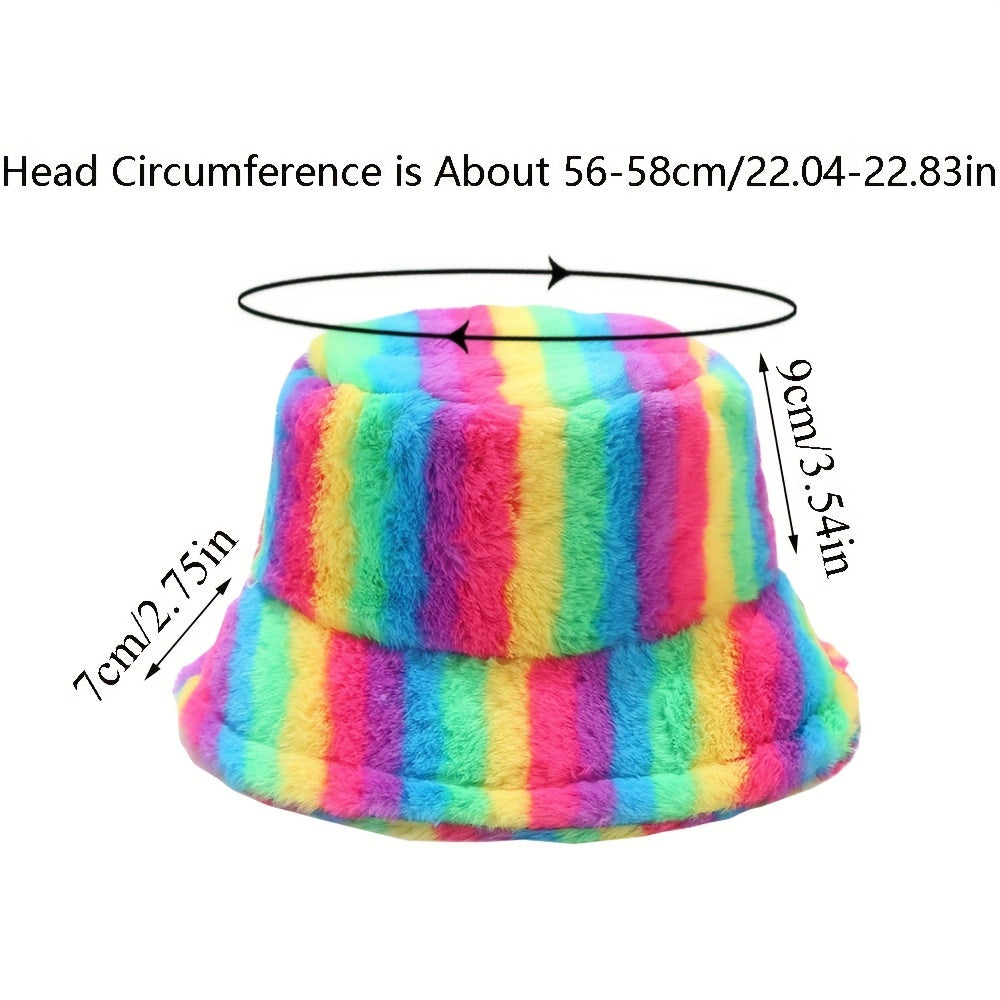 Splicing Iridescence Sunshade Bucket Hat for Men and Women