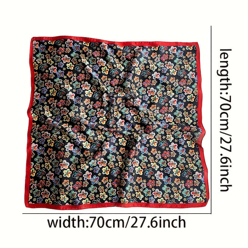 Flower Pattern Gauze Scarf Necke....
