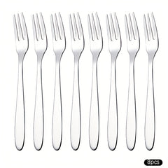 Stainless Steel Serving Fork for Fruits Salads Desserts Noodles
